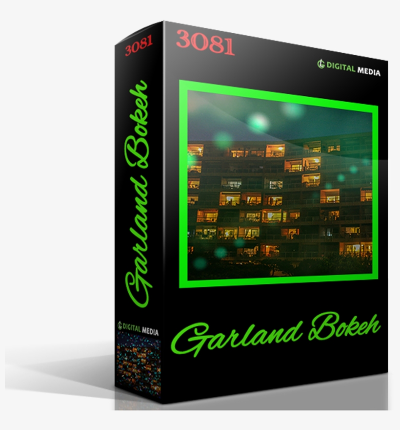 3081 Garland Bokeh Overlay - Elegant Black & White Retirement Guest Book | Retirement, transparent png #960546