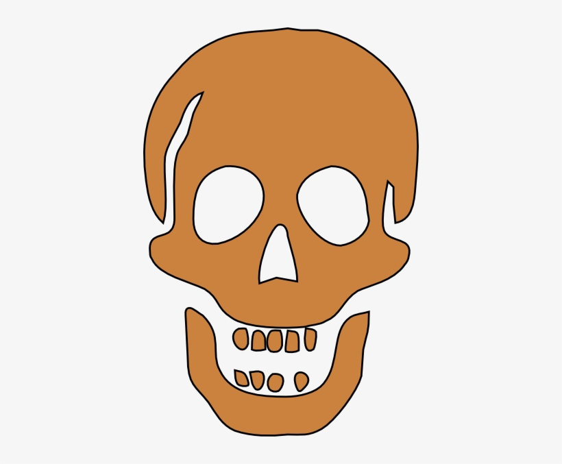 How To Set Use Brown Skull Svg Vector, transparent png #960715