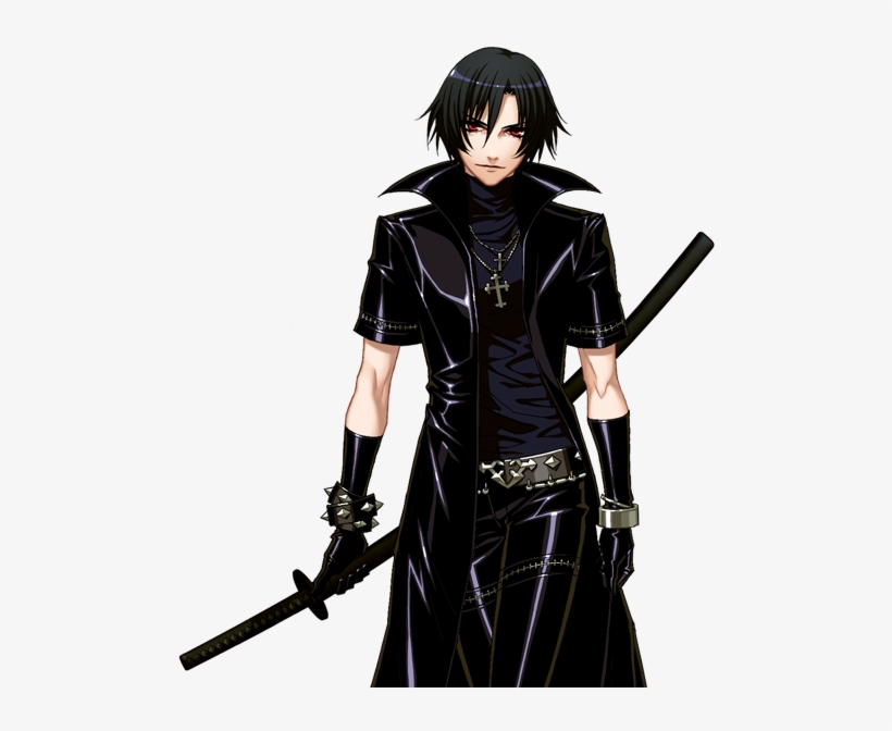Anime Character Boy And Swords - Togainu No Chi Shiki Sprite - Free  Transparent PNG Download - PNGkey