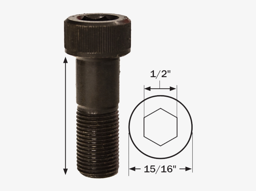 When Measuring Your Cei Bolt, Measure By Shank Only, - Diagram, transparent png #961031
