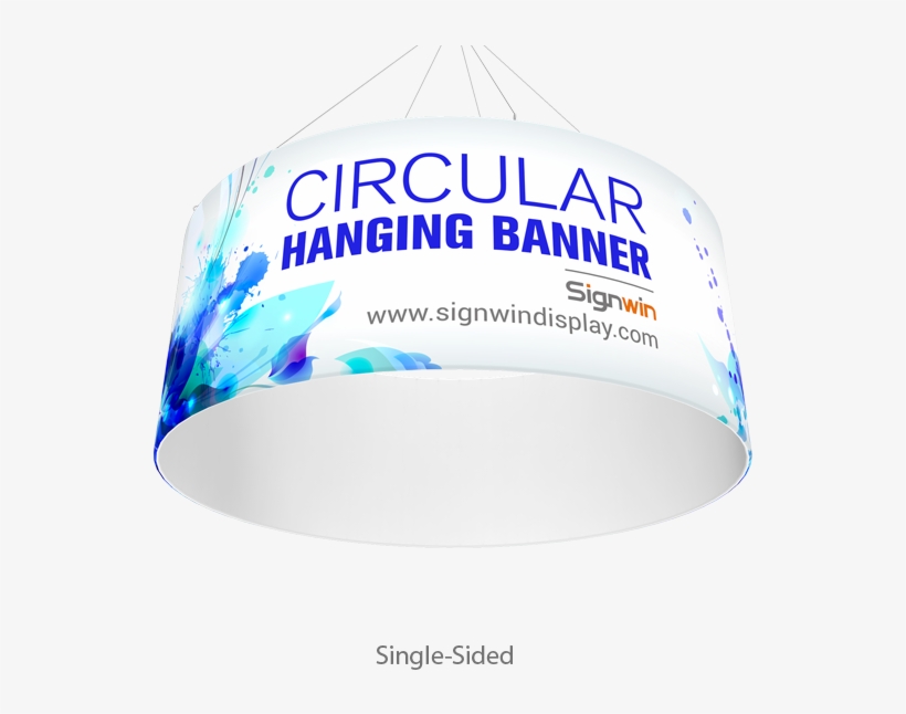 Circular Tube Hanging Banner Custom Printing - Fuji Packaging, transparent png #961162