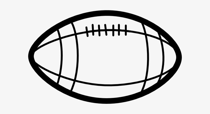 Clip Arts Related To - Football Clipart Black And White, transparent png #961367