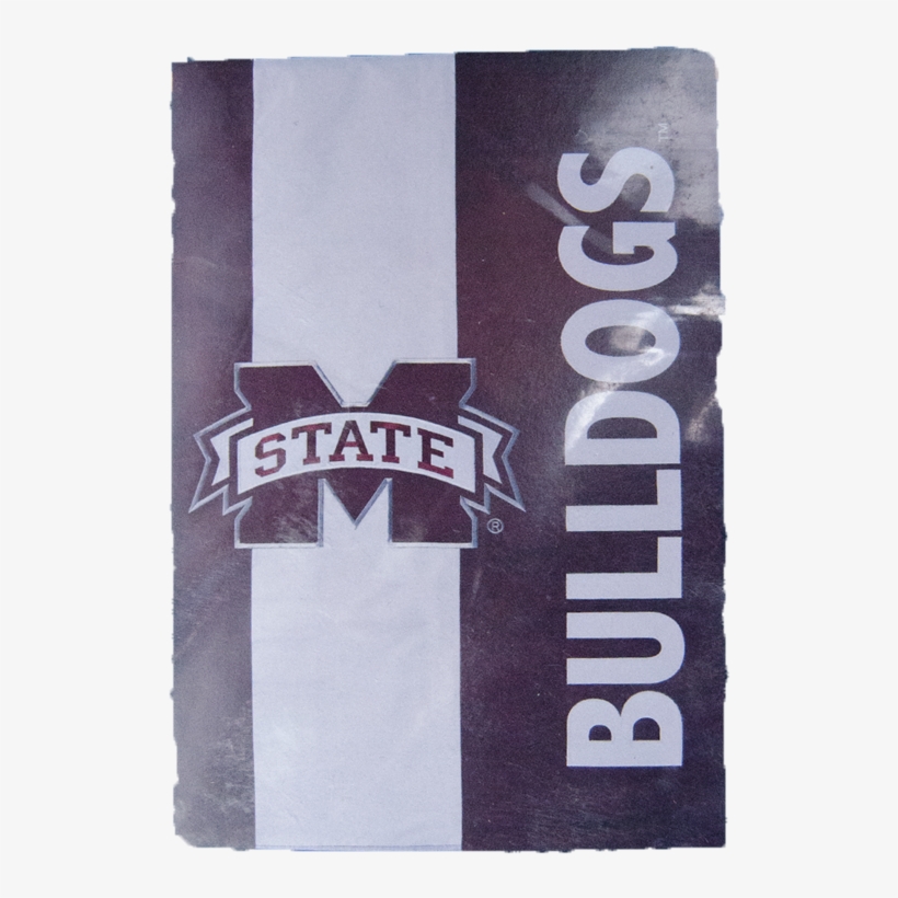 Vertical Hanging Bulldogs Stripe With Banner M Flag - Mississippi State Bulldogs Star Wars Flag, transparent png #961452