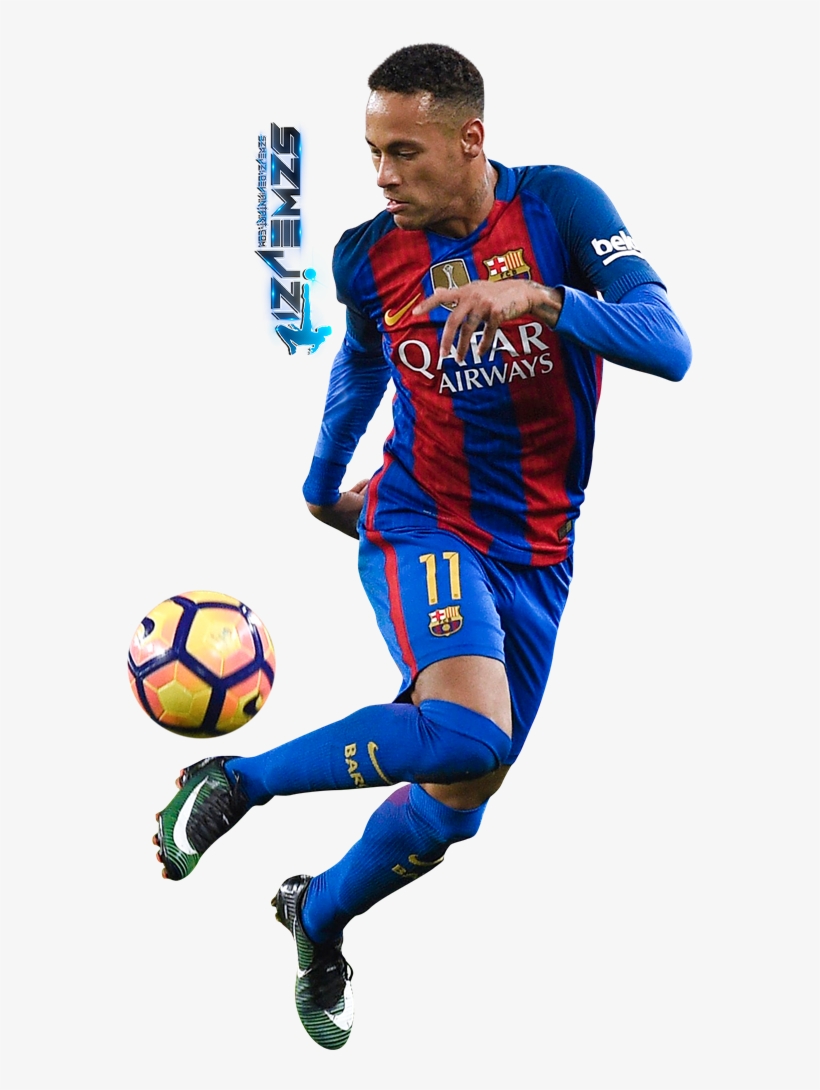 Neymar Football - Neymar Barcelona 2017 Png, transparent png #961497