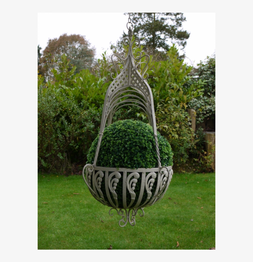 “eugenia House” Ornate Hanging Basket, transparent png #961518