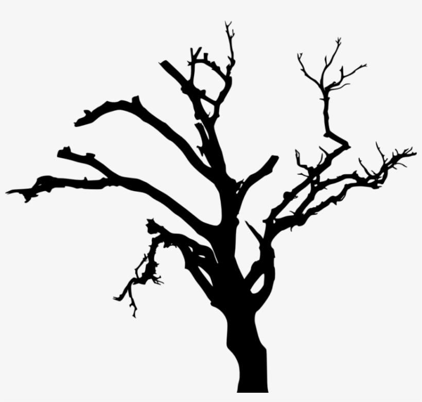 Scary Tree Silhouette Png, transparent png #961806