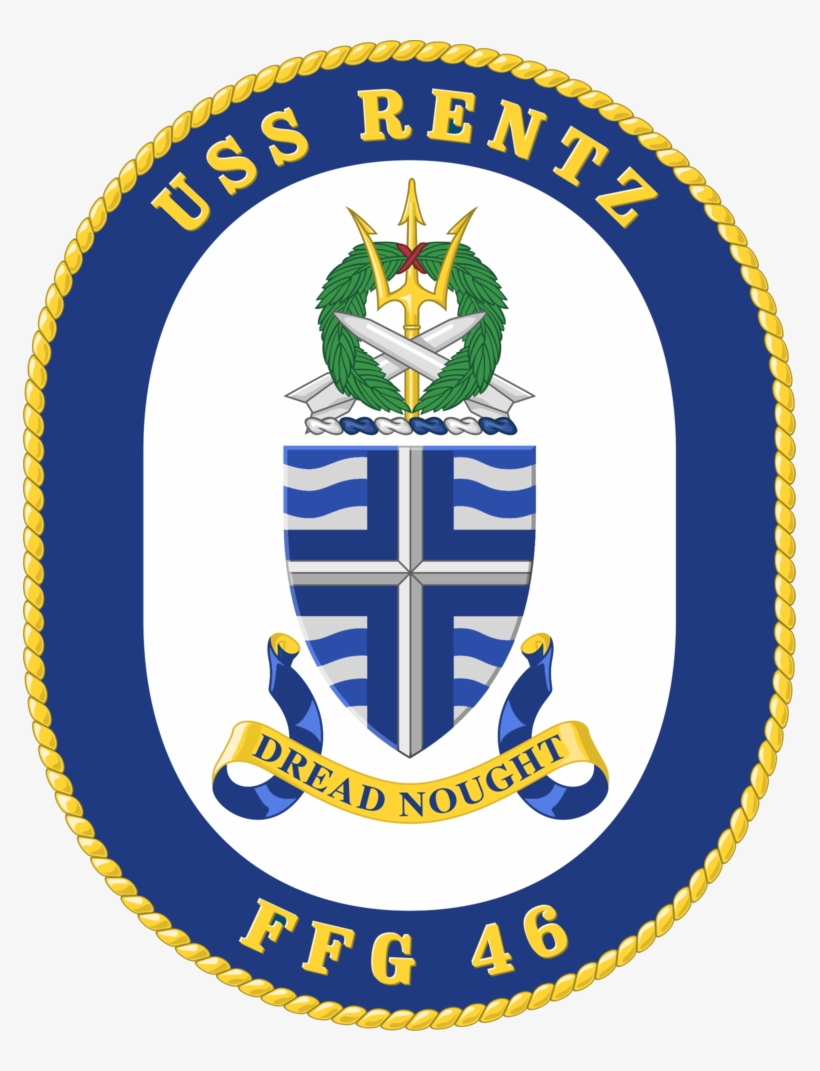 Uss Rentz Crest - Uss Harper Ferry, transparent png #961956