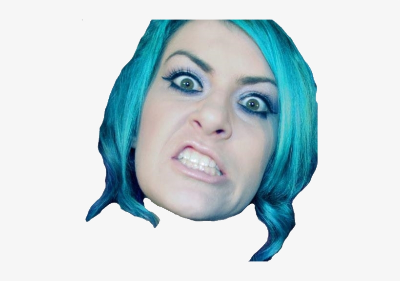 - Hotpokket - Blue Hair Twitch Emote, transparent png #962308