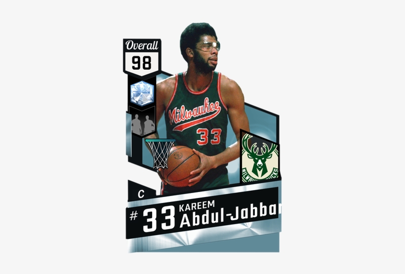 '71 Kareem Abdul-jabbar Diamond Card - Kevin Durant 2k17 Rating, transparent png #962403