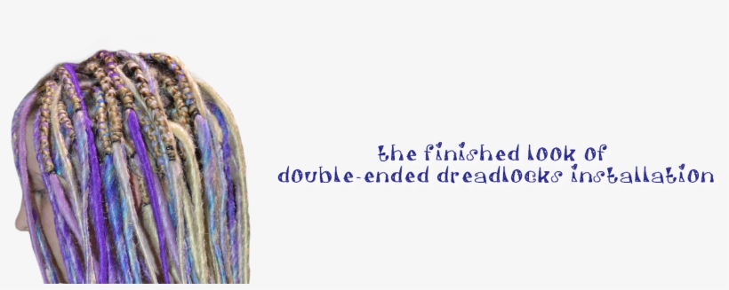 Sythethic Dreadlocks Installation 3 - Thread, transparent png #962405