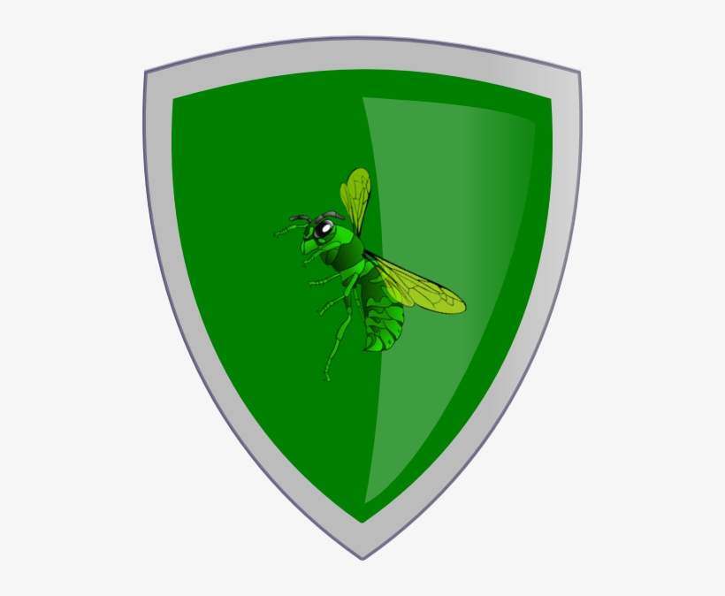 This Free Clipart Png Design Of Hornet Sheild Clipart, transparent png #963314