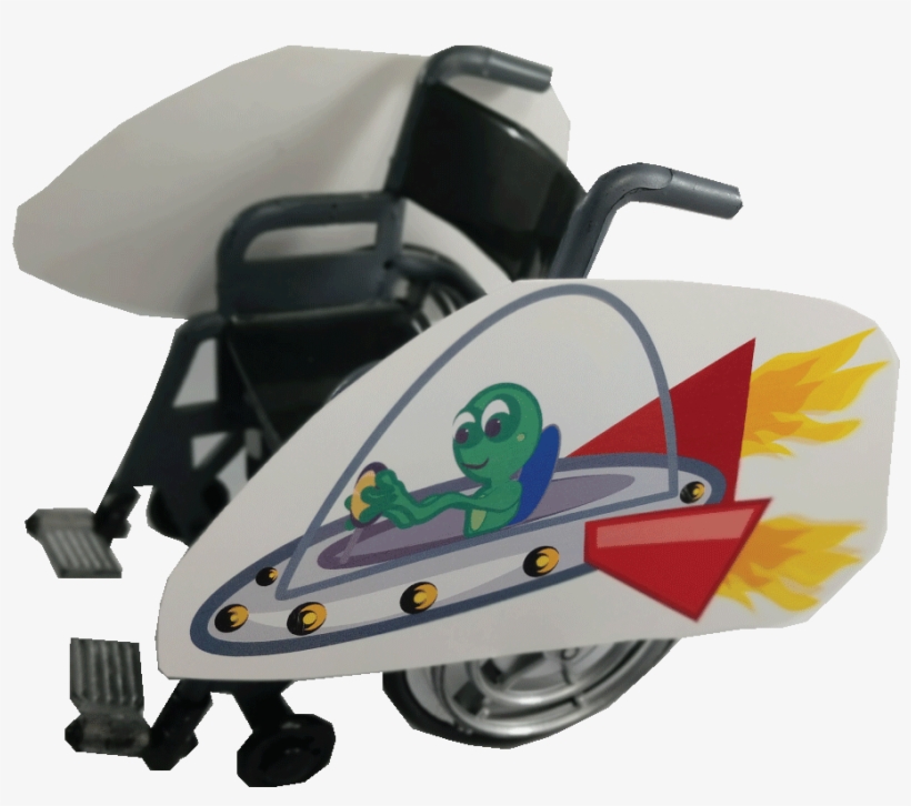 Alien Spaceship Wheelchair Costume Child's - Child, transparent png #963337