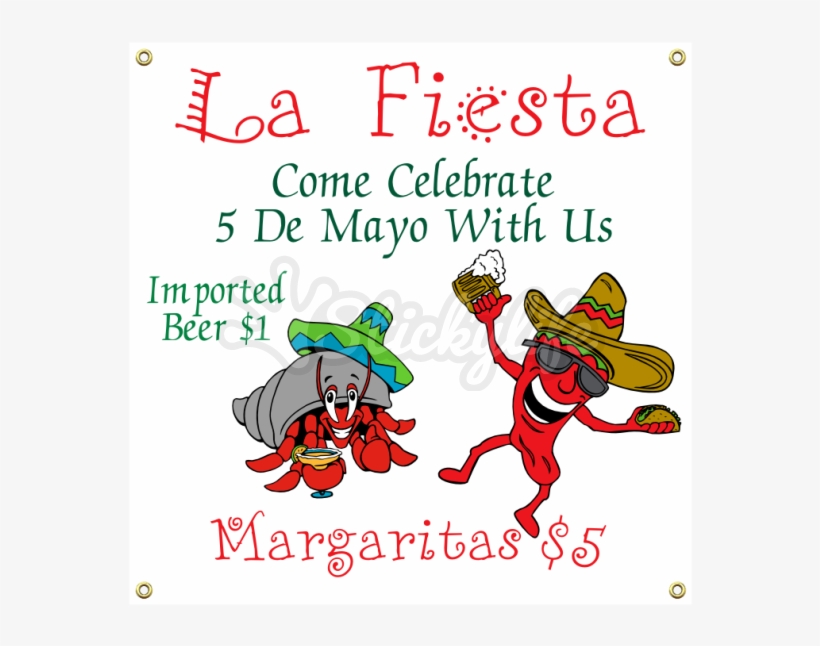 5 De Mayo Banner - Chill Out Throw Blanket, transparent png #963362