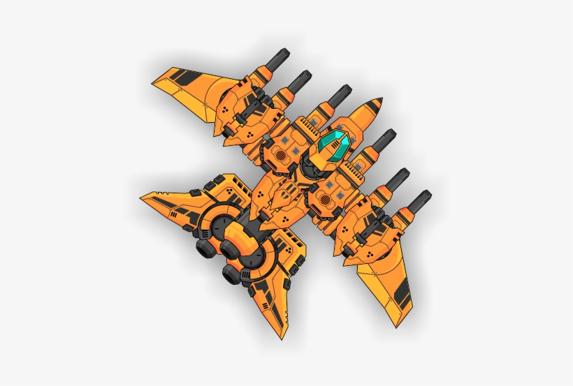 Space Shooter Creation Kit - Space Shooter Ship Png, transparent png #963432