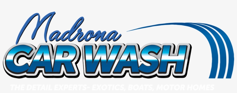 Madrona Car Wash Logo - Electric Blue, transparent png #963469