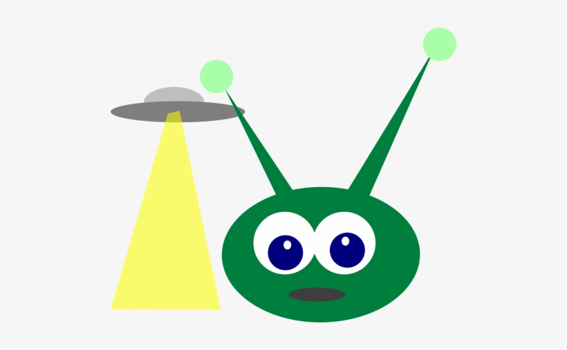 Vector - Green Alien With Antenna, transparent png #963848
