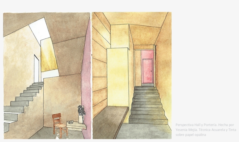 “la - Casa Luis Barragan Perspectiva, transparent png #963941