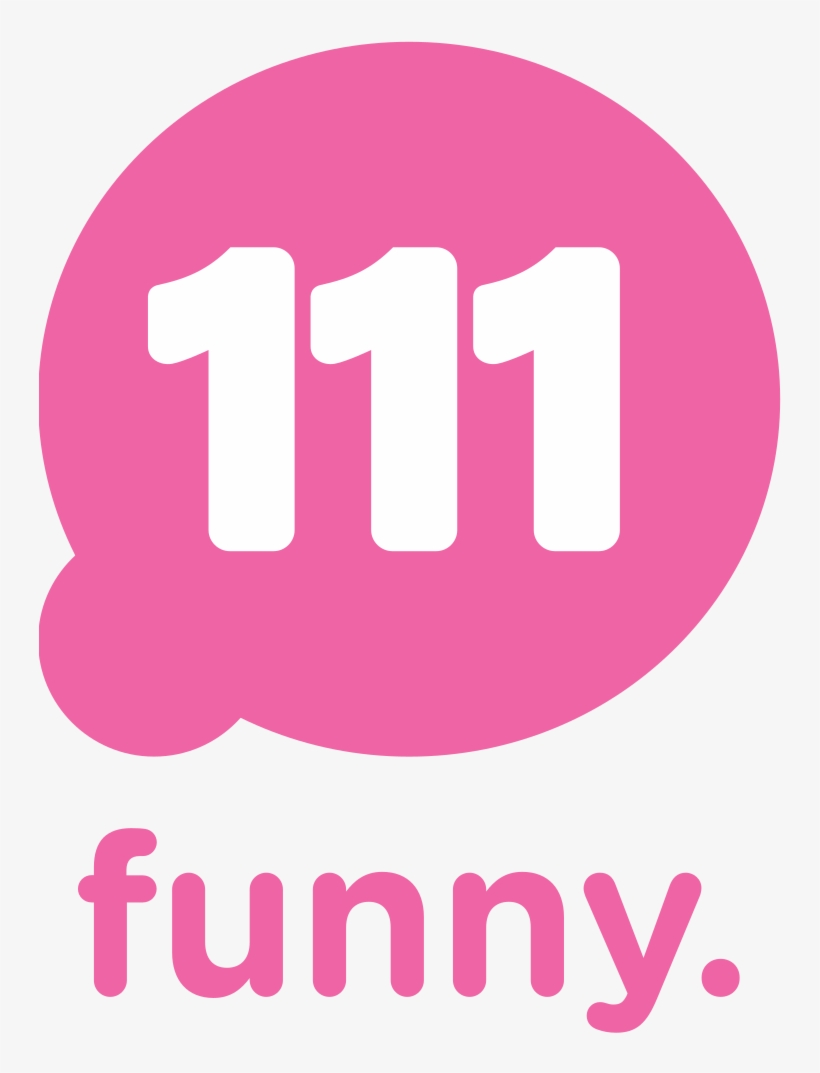 111 Funny Logo - 111 Channel, transparent png #964198