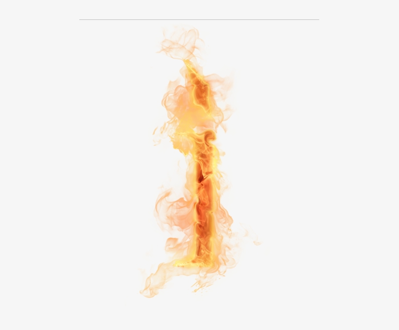 Fire Letter Png - Burning Letter I Png, transparent png #964339