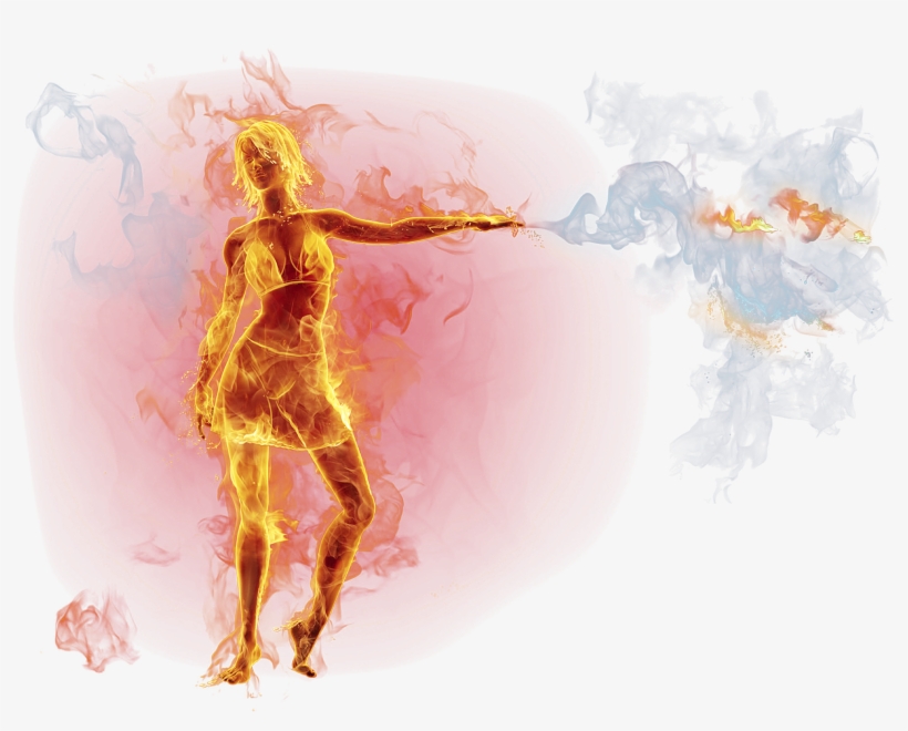 Flame Burning Man Combustion Fire - Man On Fire Transparent, transparent png #964449