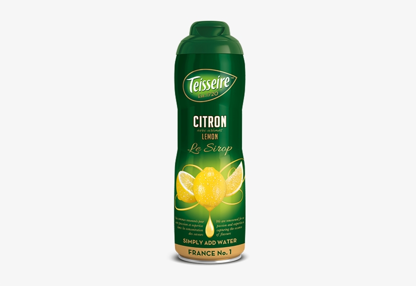Lemon Circle Jpg Teis Lemon 60cl Png - French Lemon Teisseire Concentrated Syrup, transparent png #964947