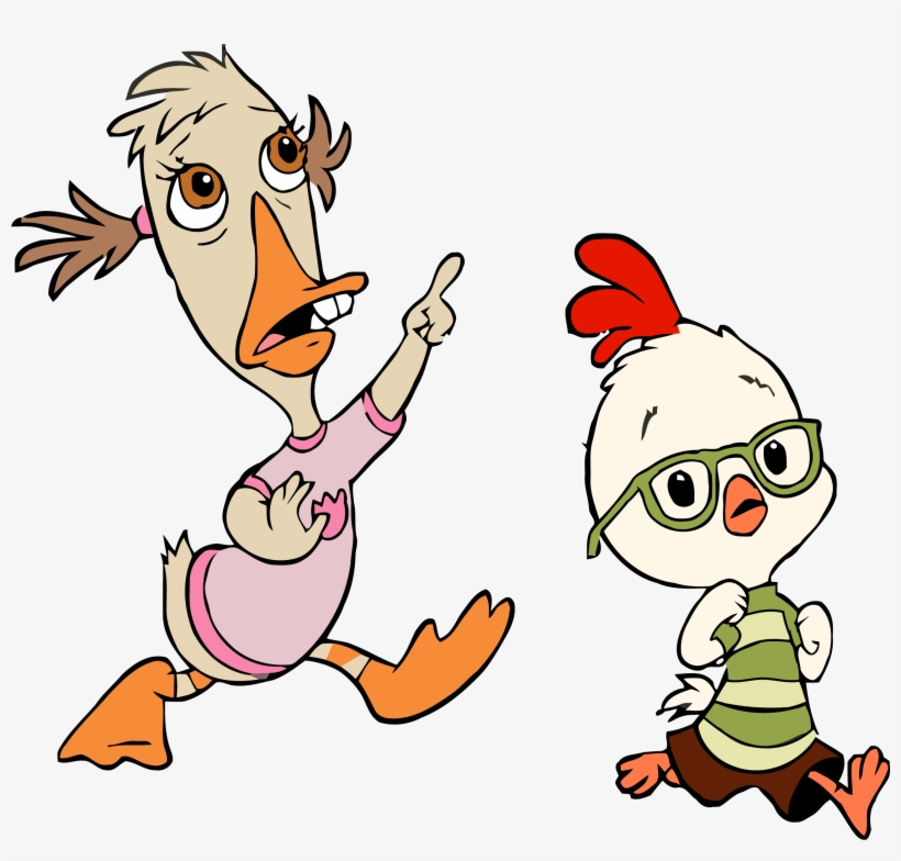 Chicken Little Abby Mallard Look Clipart Png - Chicken Little And Abby Mallard, transparent png #965604