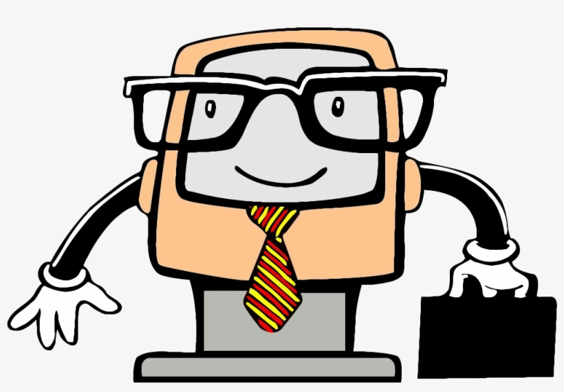Computer Guy Cartoon, transparent png #965629
