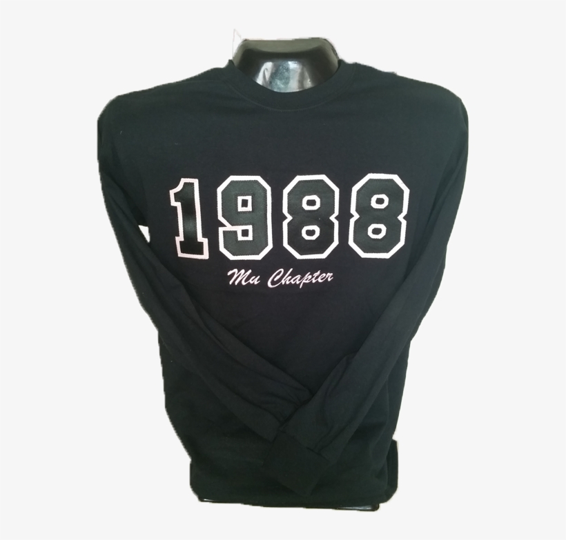 Omega Phi Chi 1988 Chapter Long Sleeve T-shirt - Sweater, transparent png #965728