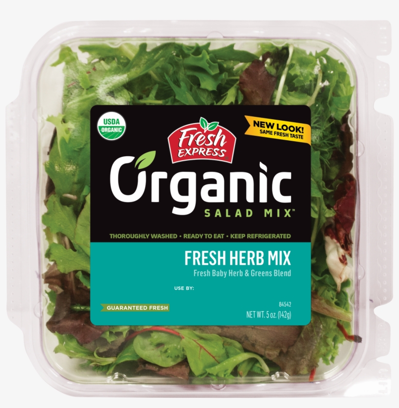 Organic Fresh Herb Salad - Fresh Express Salad, transparent png #965746