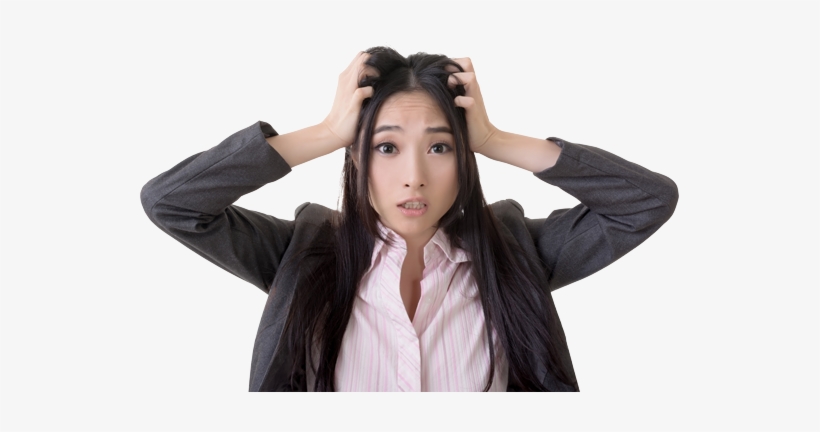 Step By Step Ladies Confused - Confused Asian Business Woman, transparent png #965836