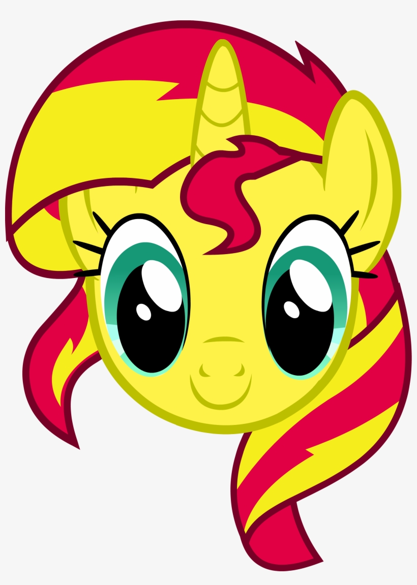 Clipart Unicorn Eyelash - My Little Pony Headshot, transparent png #966211