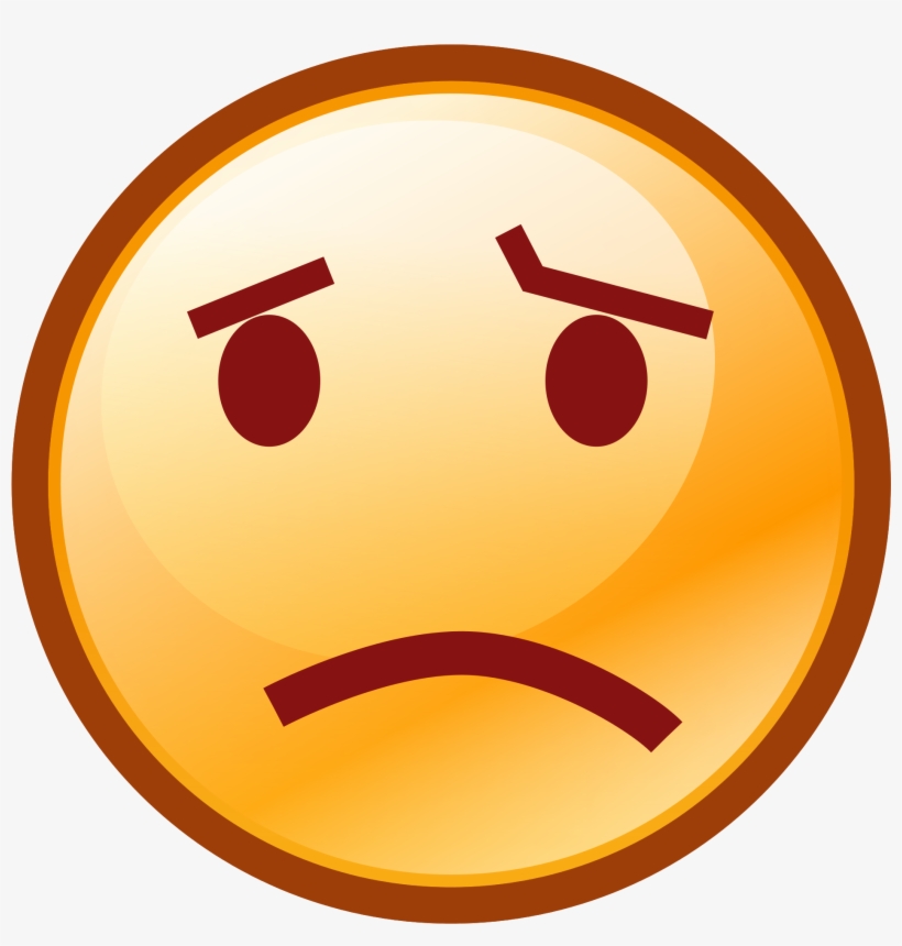 Open - Confused Smiley, transparent png #966255