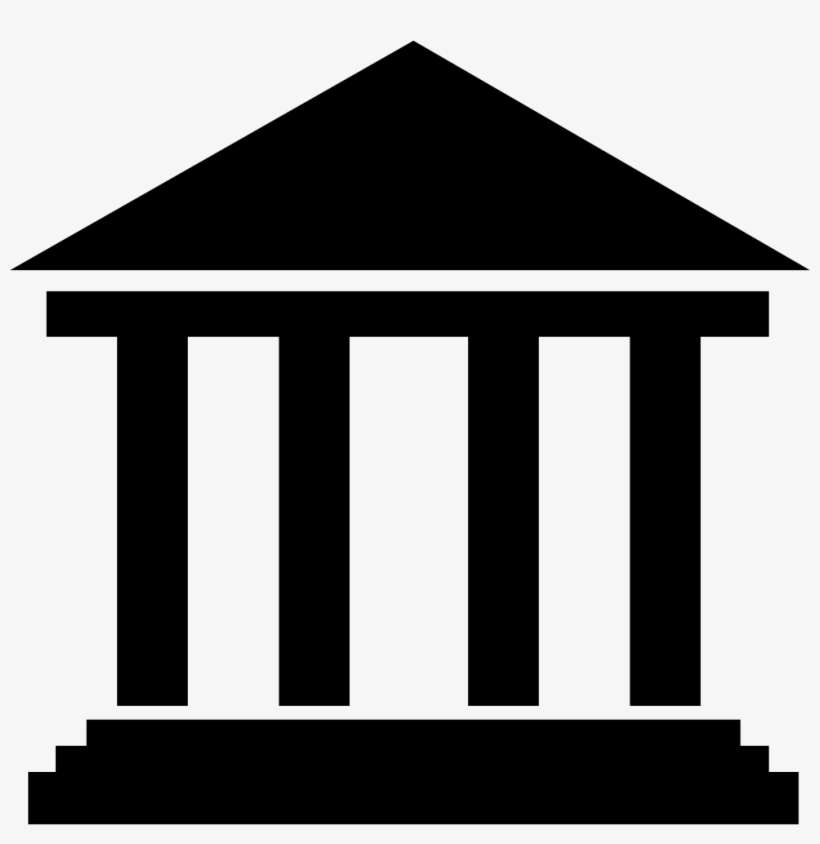 Elegant Antique Building Shape With Columns Comments - Simbolo De La Historia, transparent png #966325
