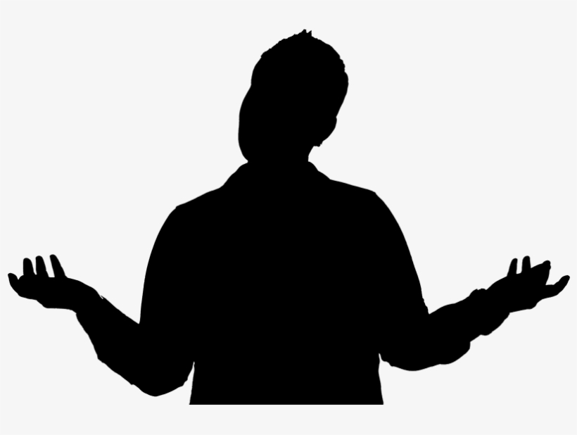 Image Of A Confused Silhouette - Plumbing, transparent png #966346