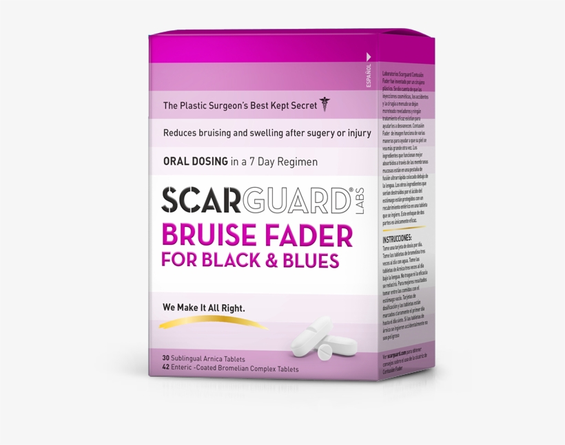 Scarguard Bruise Fader Tablets (7 Day Regimen), transparent png #966402