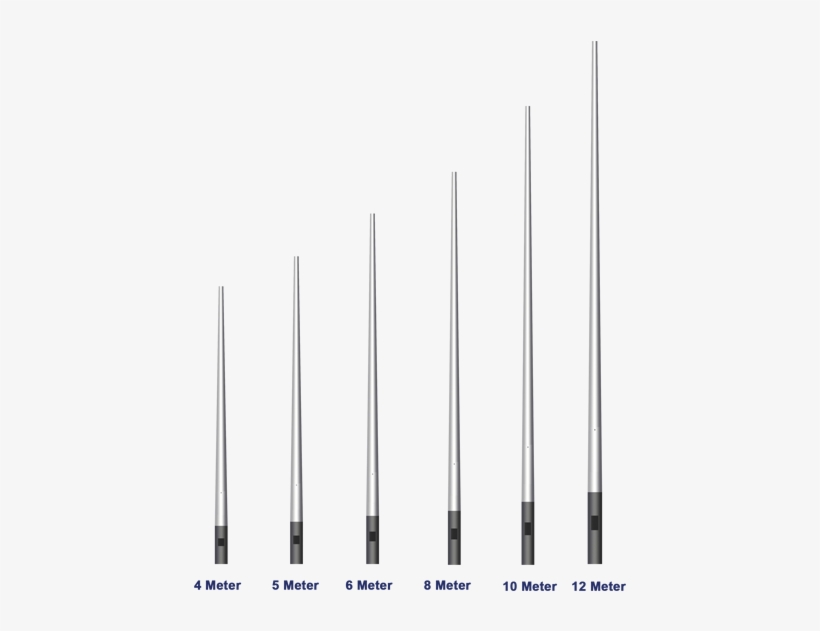 Different Sizes Of Aluminium Street Lighting Columns - Street - Free ...