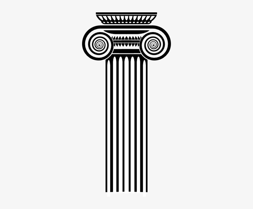 Image Royalty Free Stock Column Clipart Ionian - Roman Column Art Transparent, transparent png #966589