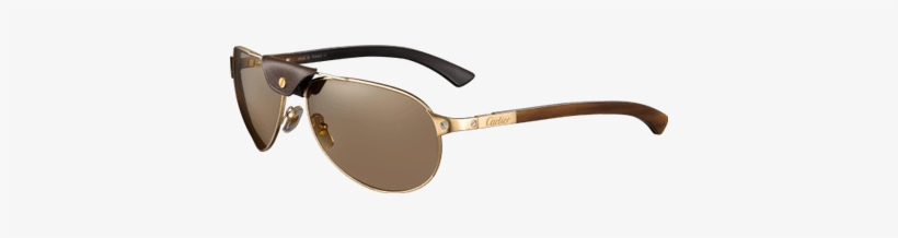 Cartier Sunglasses - Cartier De Santos Sunglasses, transparent png #966707