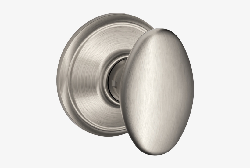 Siena Knob - Schlage F170 Sie 619 Siena Dummy Knob, Satin Nickel, transparent png #967491