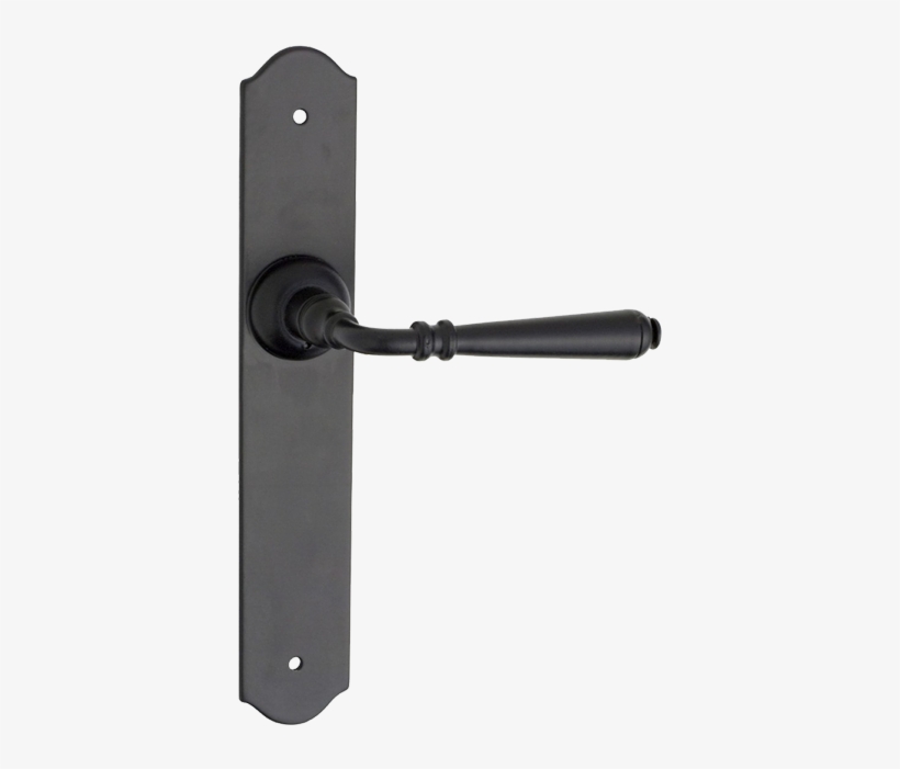 Express Yourself With The Iron Lever Range Which Offers - 1843p Marseilles Lever Privacy Matt Black 240x40mm, transparent png #967573