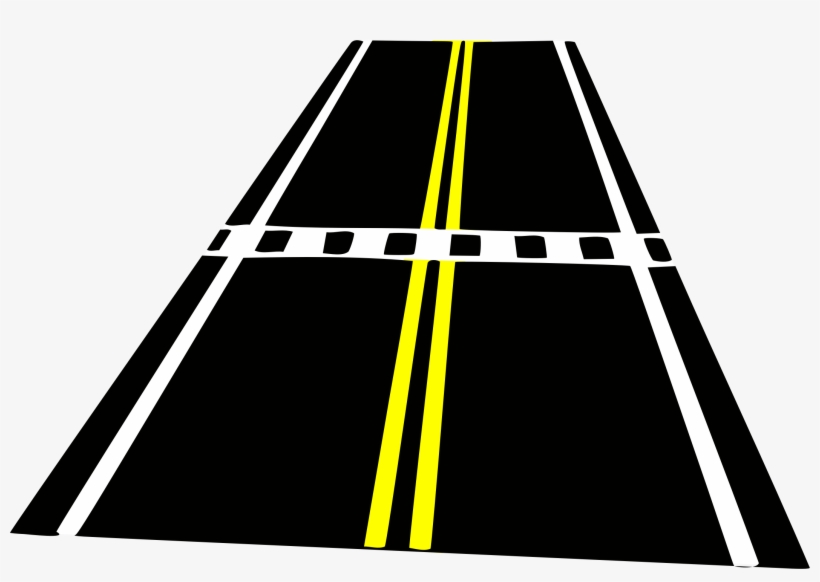 Pedestrian Crossing Road Computer Icons Carriageway - Clipart Roadway, transparent png #967649