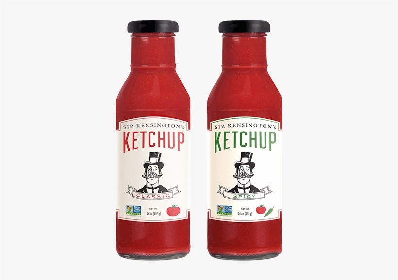 Sk Ecom Glassketchupduo - Sir Kensington's - All Natural Ketchup Classic - 14, transparent png #967808