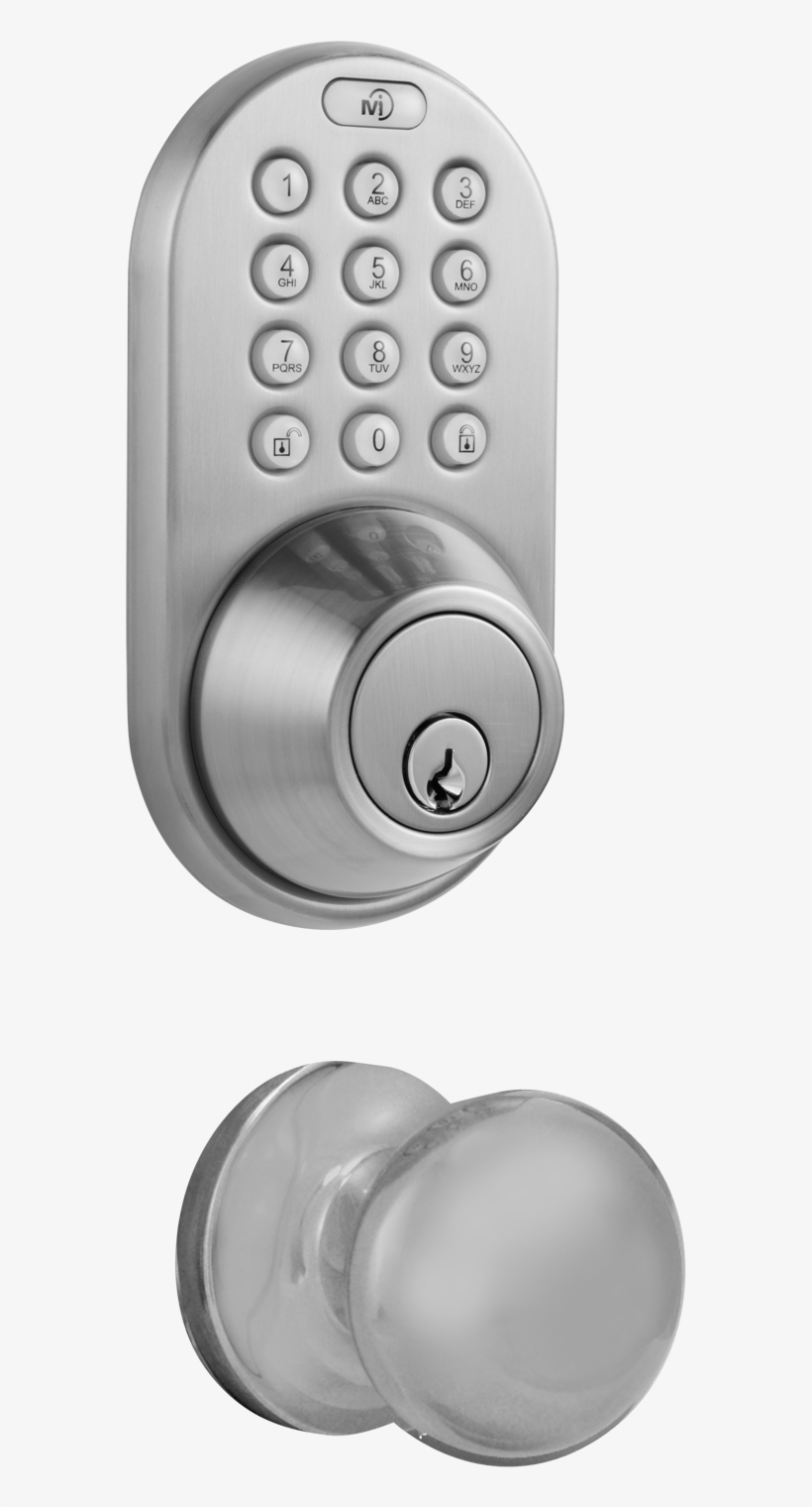Keyless Entry Deadbolt And Door Knob Lock Combo Pack - Keyless Deadbolt With Door Knob, transparent png #967849