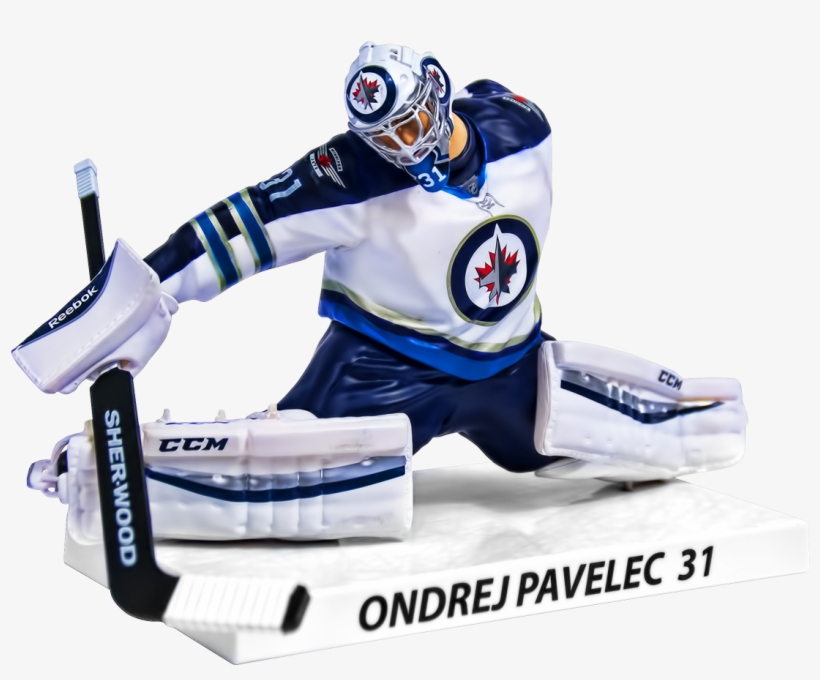 Pavelec - 2015/16 Ondrej Pavelec Winnipeg Jets Nhl Figure (16, transparent png #967935