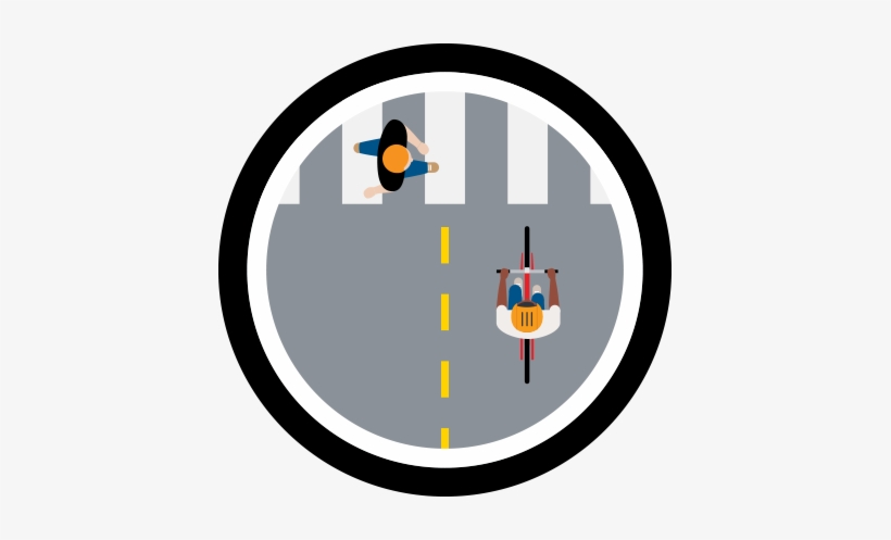 Stop Behind The Crosswalk - Pedestrian Crossing, transparent png #968378