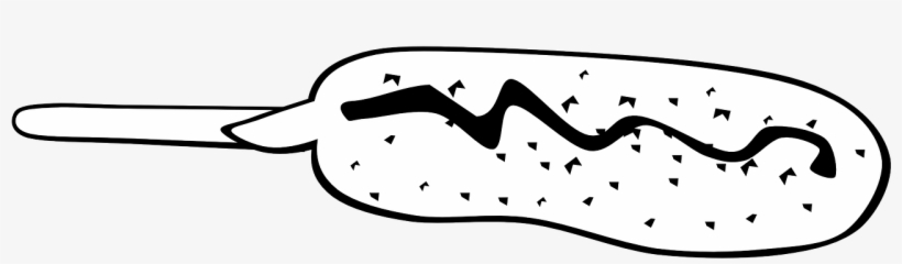 Corn Dog Food Snack - Corn Dog Clip Art, transparent png #968468