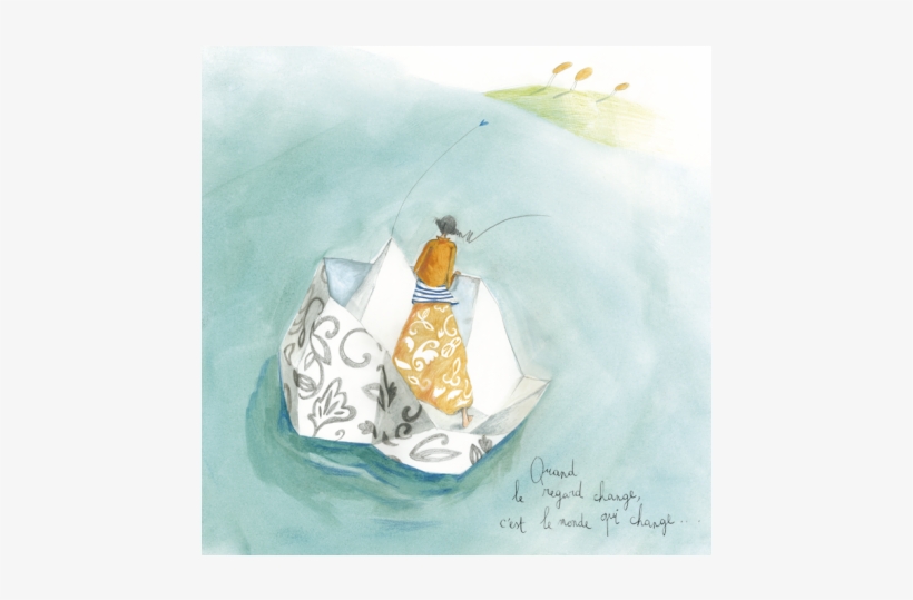 Anne-sophie Rutsaert Carte Postale "quand Le Regard - Anne Sophie Rutsaert Amitié, transparent png #968560