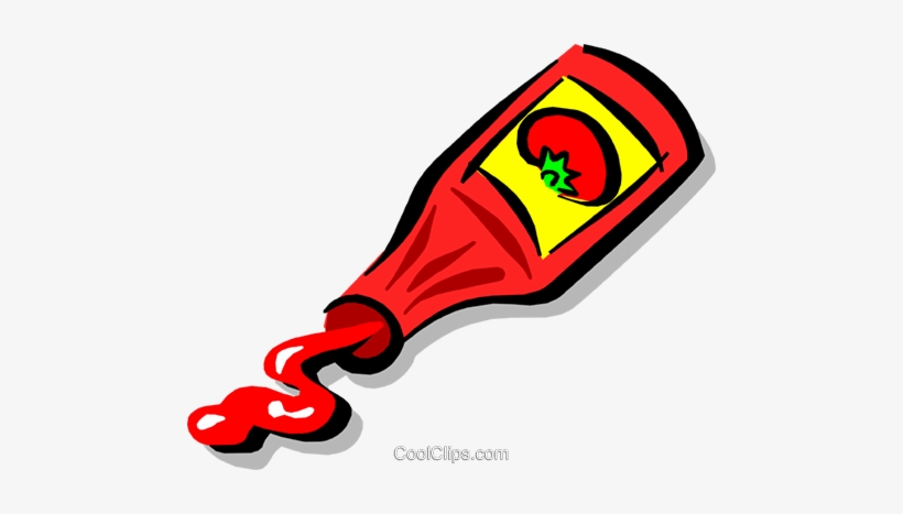 Ketchup Royalty Free Vector Clip Art Illustration - Zazzle Ketchup Trucker Hat, transparent png #968757