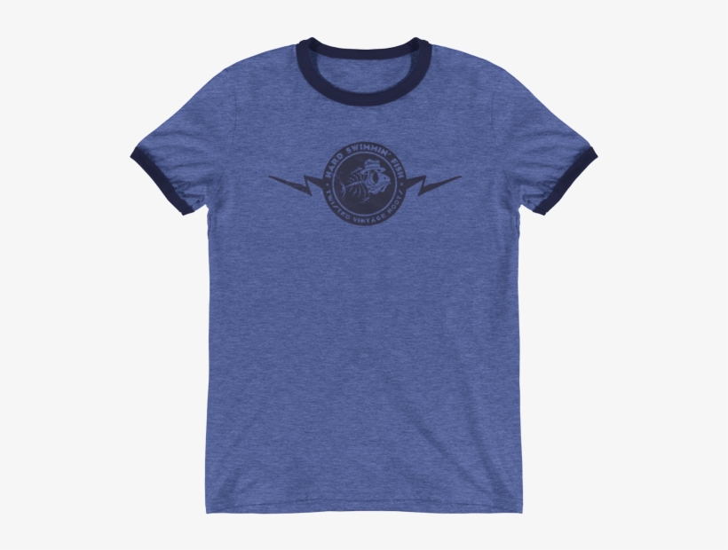 Heather Blue Lightning Fish T - Shotgunwillies Conway T Shirt On An Amazing Heather, transparent png #968810