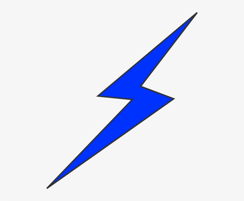 Blue Lightning Bolt Clipart Lightning Png - Portable Network Graphics, transparent png #968838